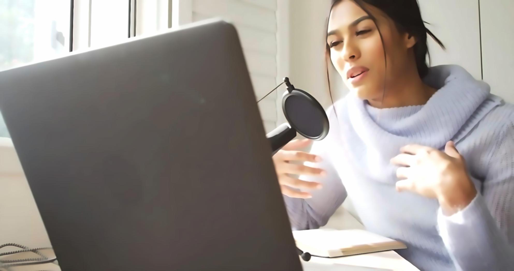 Students analyzing media content together